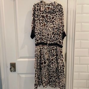 Cheetah dress.